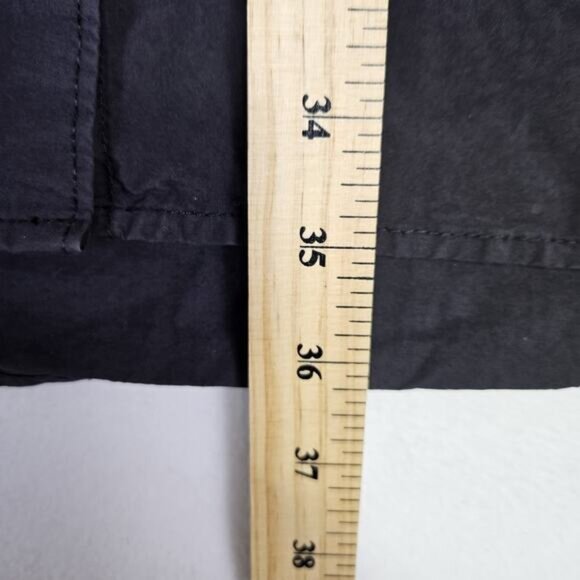 Faherty Whitney Organic Cotton Shirtdress Washed Black Casual Lagenlook Beachy M - Picture 15 of 16